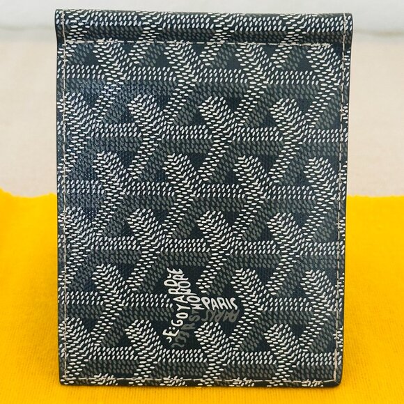 👝 New 👝 100% Authentic Goyard Saint Thomas Bill Fold Money Clip Wallet , Grey - Picture 6 of 16